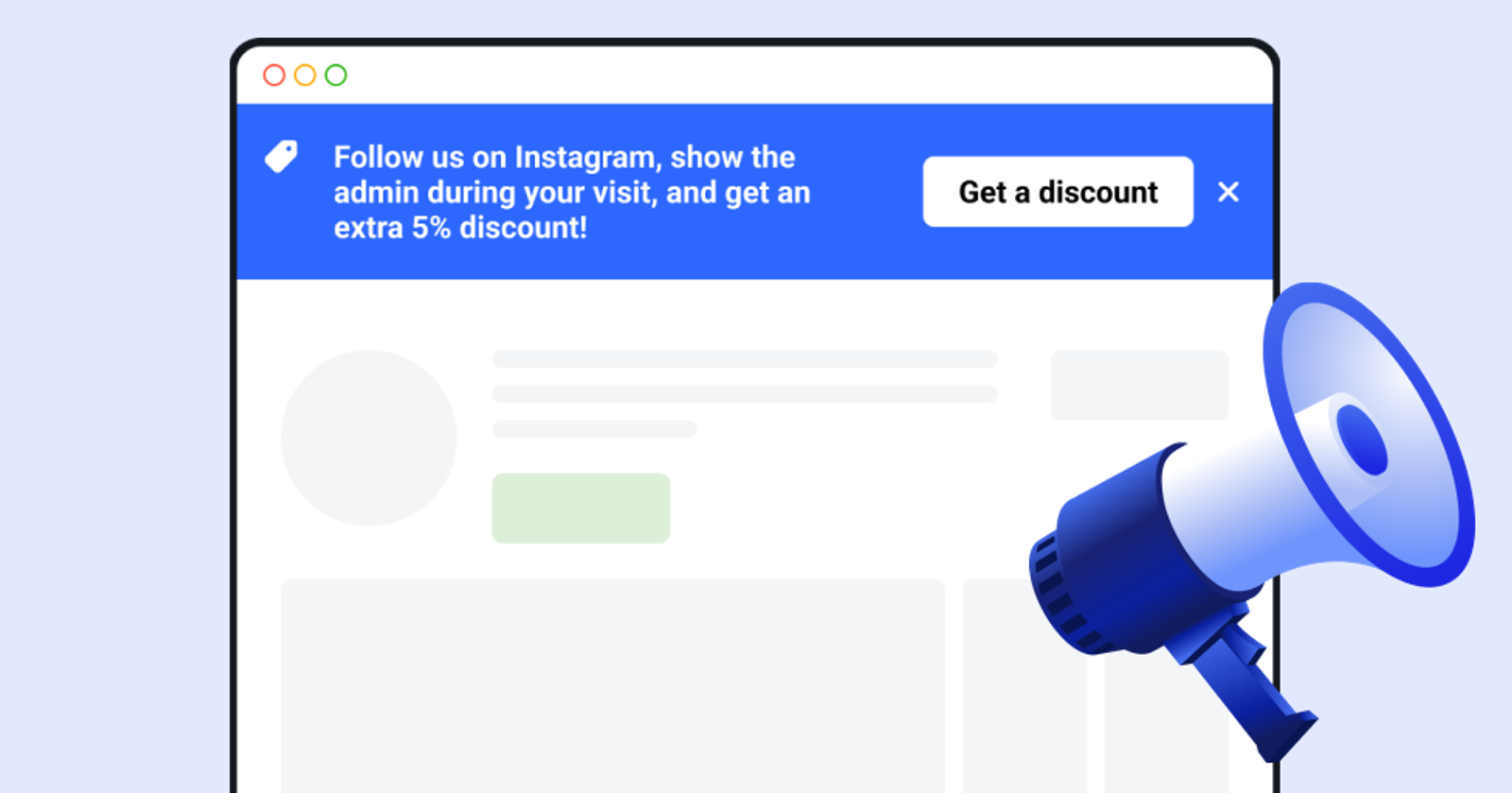 ⚡ Promo bar for your website